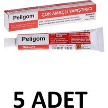 Peligom 5 Adet Çok Amaçlı Yapıştırıcı 90 gr Sıvı Yapıştırıcı