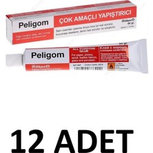 Peligom 12 Adet Çok Amaçlı Yapıştırıcı 90 gr Sıvı Yapıştırıcı