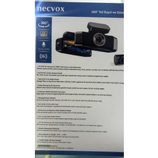 Necvox DVR-1008 360 Derece Yol Kayıt Cihazı 4K G Sensörlü Kamera