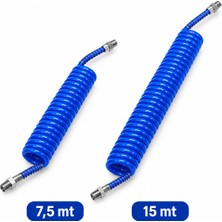 Attlas 5x8 Spiral Hava Hortumu 1/4" Erkek Sabit Rekorlu