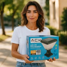 Ack Solar LED Bahçe Armatürü Kare 8W/H 3000K AG60-06801