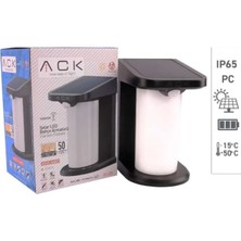 Ack Solar LED Duvar Apligi Dimli  Siyah IP54 127MMX105MMX179MM AG60-04851
