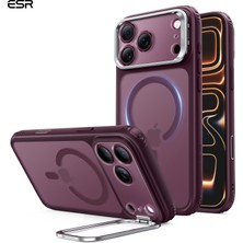 Esr Apple iPhone 17 Pro Max - 18 Pro Max Classic Hybrid Magsafe Standlı Kılıf - Burgonya