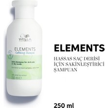 Wella Professionals Elements Kuru ve Hassas Saç Derisi Için Yatıştırıcı Şampuan 250 ml