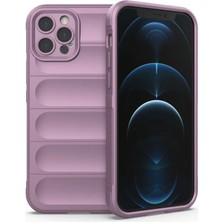 Apple iPhone 12 Pro Kılıf Optimum Silikon - Mor