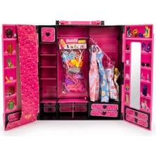 Kaia Life 3011 Beauty Gardrop Bebekli Oyuncak Aksesuar