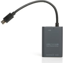 Darkk Dark DK-AC-UCR310 Usb3.1 Type-C Harici Çoklu Kart Okuyucu