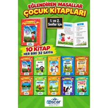 Oscar Yayınları 1. ve 2. Sınıflar Için Hikaye Seti Eğlendiren Masallar 10 Kitap 20 Hikaye