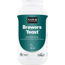 Natur Brewers Yeast Kedi Köpek Deri Tüy Sağlığı ve Bağışıklık Destekleyici Bira Mayası 75 Tb