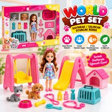 NW NessiWorld ENF-39188 World Pet Set Kaydırak/salıncak Oyuncak Bebek