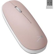 Altec Lansing ALBM7305 Pembe 2.4ghz USB 1600DPI Alkalin Pilli Kablosuz Mouse