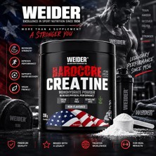 Weider Hardcore Creatine Monohidrat 250G - Kreatin Güç Performans Takviyesi