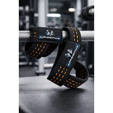 Supplementhane 8 Loop Lifting Straps Halter Kayışı  Straps 2'li Paket - Turuncu