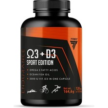 Trec Nutrition Trec Omega 3 + D3 Vitamin 2000 Uı Sport Edıtıon 120 Caps