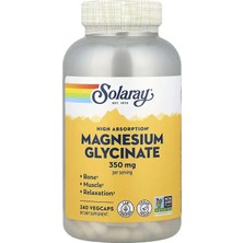 Solaray Magnesium Glycinate Sleep High Absorption 240 Vegcaps