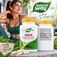 Nature’s Way Nature's Way, Msm, Healthy Hair And Nails Of Collagen 1,000 Mg, 200 Vegan Tablets
