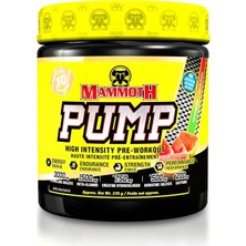 Mammoth Pump Preworkout Heightened Focus, Quick Recovery