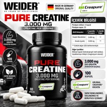 Weider Pure Creatine Creapure 3000 Mg 100 Caps
