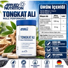 Applied Nutrition Advanced Tongkat Alı Panax Astragin Eurycoma Longifolia 1200 Mg 60 Caps