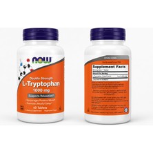 Now Foods Double Strength Tryptophan 1000 Mg 60 Tablet