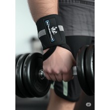 Supplementhane Logolu 2'li Fitness Crossfit Pro Ağırlık Bilekliği Wrist Wraps Bileklik Bilek Koruyucu Destek Bilekliği