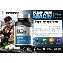 Horbaach Niacin With Inosıtol Flush Free 500 Mg 70 Caps