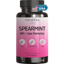 Vinatura Vınatura Spearmint With Dım & Saw Palmetto Vitamin B5 Zinc Hair Women Health & Skin 60 Capsules
