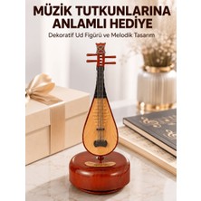 Enstrüman Figürlü Melodi Çalan Dekoratif Müzik Kutusu