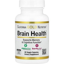California Gold Nutrition, Brain Health Alpha Glycerophosphorylcholine Calcium Phosphorus And Phosphatidylserine 60 Veggie Caps