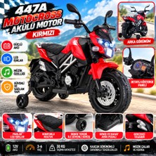 Freedom Storee 447A Motocross Akülü Motor Kırmızı