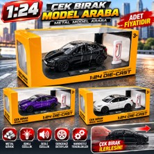 Freedom Storee M92311-1 1:24 Çek Bırak Model Araba Metal Model Araba (Adet Fiyatıdır)