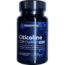 Purchasepeptideseco Citicoline Cdp Choline Cognitive Memory 300 Mg 60 Caps