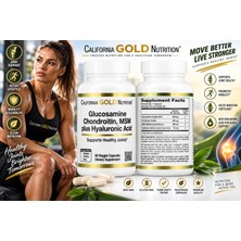 California Gold Nutrition Glucosamine Chondroitin Msm Plus 60 Veggie Caps - Eklem Tendon Glukozamin Takviyesi