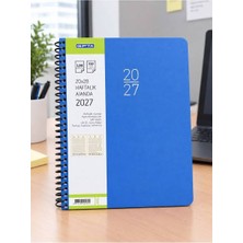 Gıpta 2027 422-SEK 20X28 Spiralli Haftalık Ajanda Turkuaz
