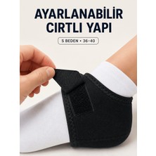 S Beden Cırtlı Topuk Çorabı Ayarlanabilir Topuk ve Ayak Bileği Destekleyici