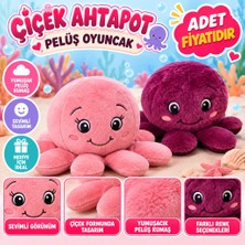 Sepetopia Çiçek Ahtapot Peluş Oyuncak (Adet Fiyatıdır)