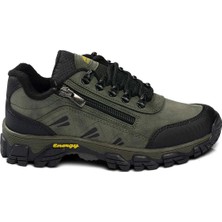 Ay Ayakkabım Wd 3007 Erkek Haki-Siyah Outdoor Ayakkabı