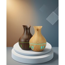 Kaliteyi Bul Aromaterapi Difüzör 130 ml Sessiz USB Bağlantılı Ahşap Desenli