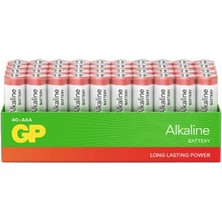 Gp G-Tech LR03 Aaa Boy Red Alkalin Ince Kalem Pil 40'lı Paket GP24ARETA21-2GST40