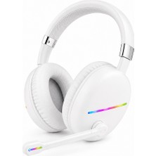 Soontech Rgb Beyaz Kulaklık Max-17
