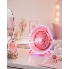 Kaliteyi Bul USB Şarjlı 3 Hızlı Rgb Masa Fanı