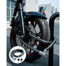 Kaliteyi Bul Motosiklet Kilidi 22 mm Çelik Halkalı 150 cm