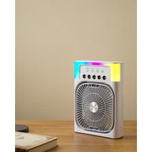 Kaliteyi Bul USB Şarjlı Mini Klima Fan Su Hazneli Sessiz Masaüstü Soğutucu