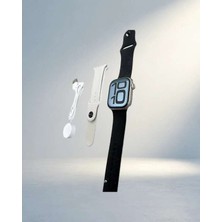 Bin1çeşit Yeni Nesil Akıllı Saat 45 mm Titanyum Kasa Bluetooth Arama