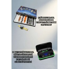 Bin1çeşit Bluetooth Kulaklık ve Akıllı Saat 7 Kordonlu Metal Kordon