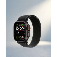 Bin1çeşit Ultra Tasarım 49MM Amoled Ekran Akıllı Saat 3 Kordonlu