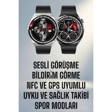 Bin1çeşit Gps ve Nfc Özellikli Akıllı Saat Dokunmatik Ekran ile