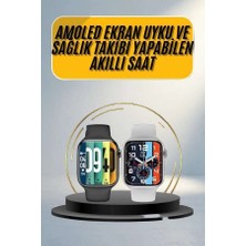Bin1çeşit Yeni Nesil Akıllı Saat Android ve Ios Uyumlu Titreşim Modlu