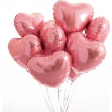 Pazariz Kalp Folyo Balon 40 cm 10 Adet Kalp Folyo Balon Seti Kalpli Balon Folyo 40 cm 10 Adet Fiyatıdır