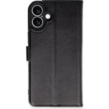 Hubrendy Mep Iphone 16 Kılıf Trend S Plus Kapaklı Kılıf - Siyah